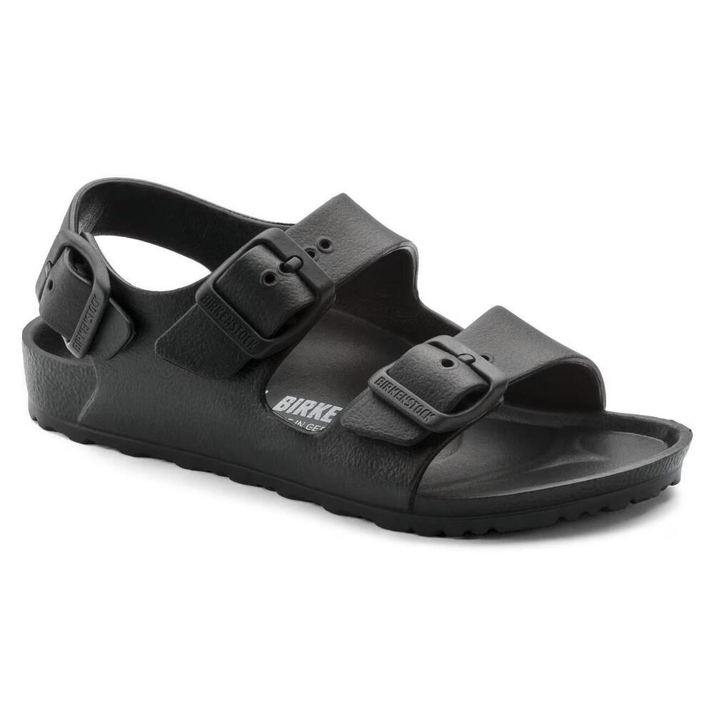 NEW BIRKENSTOCK kid's milana eva sandal in black